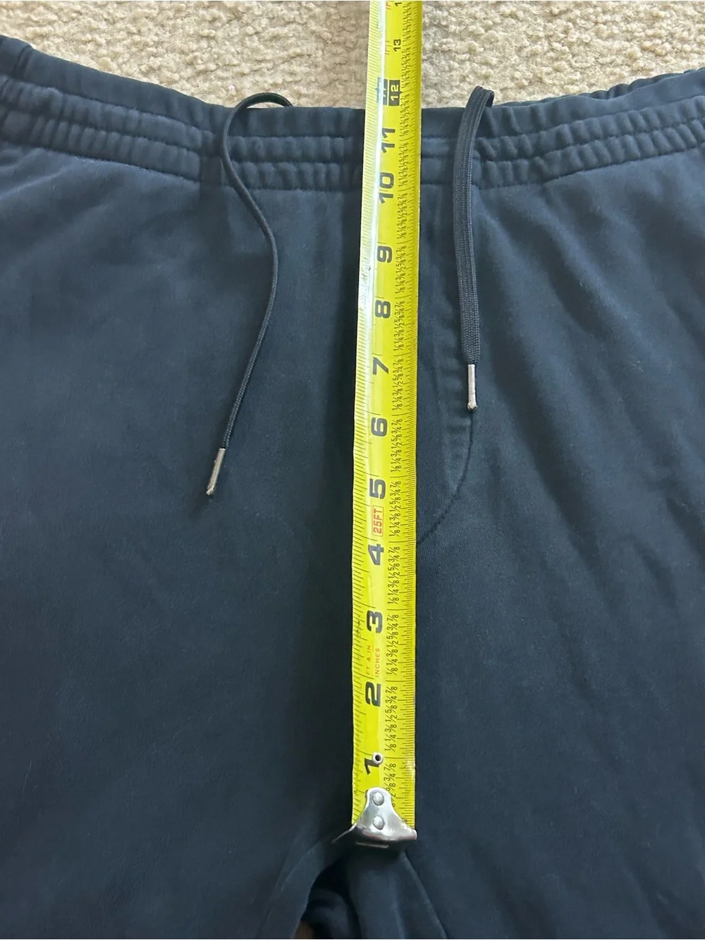 Polo Ralph Lauren Men's Sz XL Cotton Drawstring Interlock Track Pants Black 28”